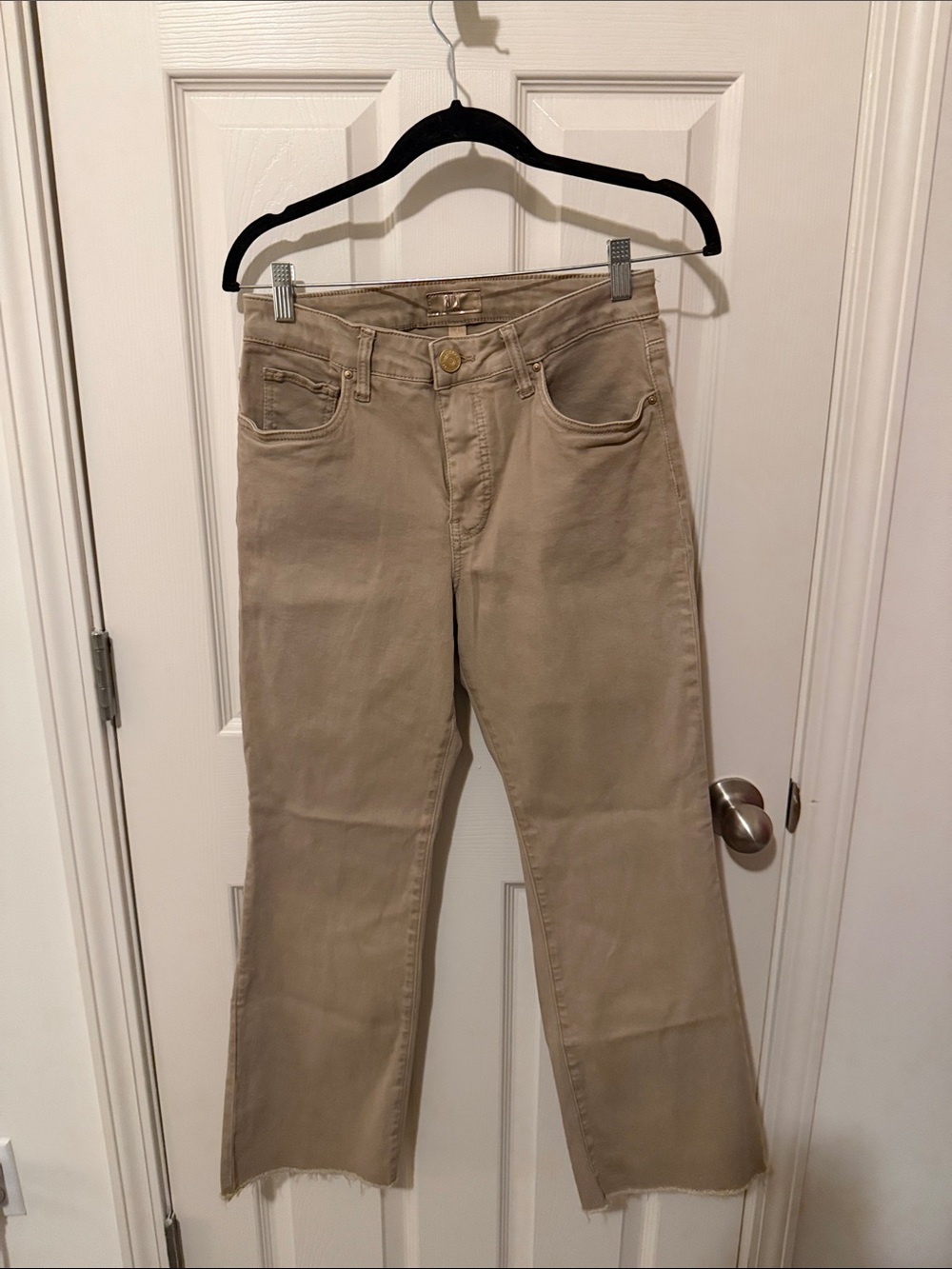 Kut from the Kloth Taupe High-Rise Jeans